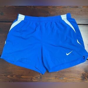 Nike Dri-Fit Running Shorts Blue Not Lined Women’s Size Small Athletic Gym